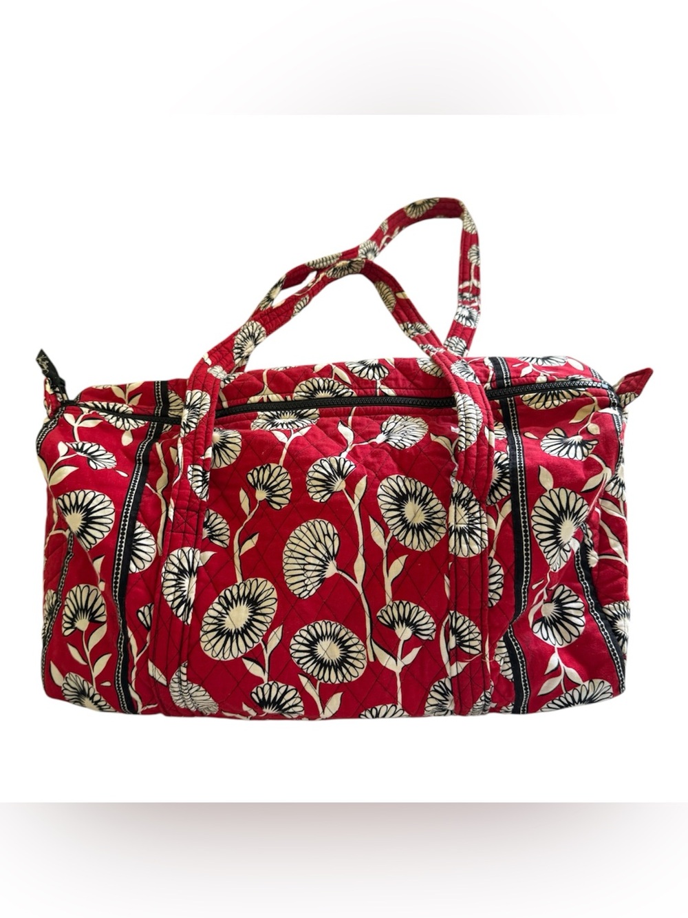Vera Bradley Duffel Bag in Retired 2011 “Deco Daisy”